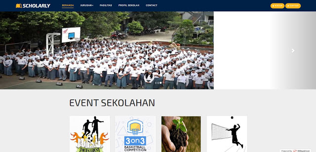Source Code Website Sekolah dengan Fitur Lengkap